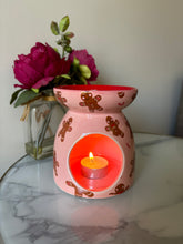 Load image into Gallery viewer, Pink Gingerbread Wax Melt Burner
