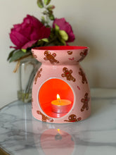 Load image into Gallery viewer, Pink Gingerbread Wax Melt Burner
