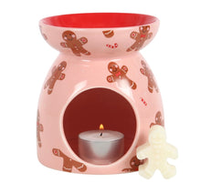 Load image into Gallery viewer, Pink Gingerbread Wax Melt Burner
