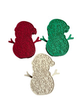 Load image into Gallery viewer, 2 in 1 Snowman Slow Feeder &amp; Lick Mat
