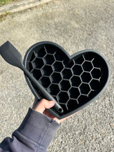 Load image into Gallery viewer, 2 in 1 Heart Honeycomb Slow Feeder &amp; Lick Mat
