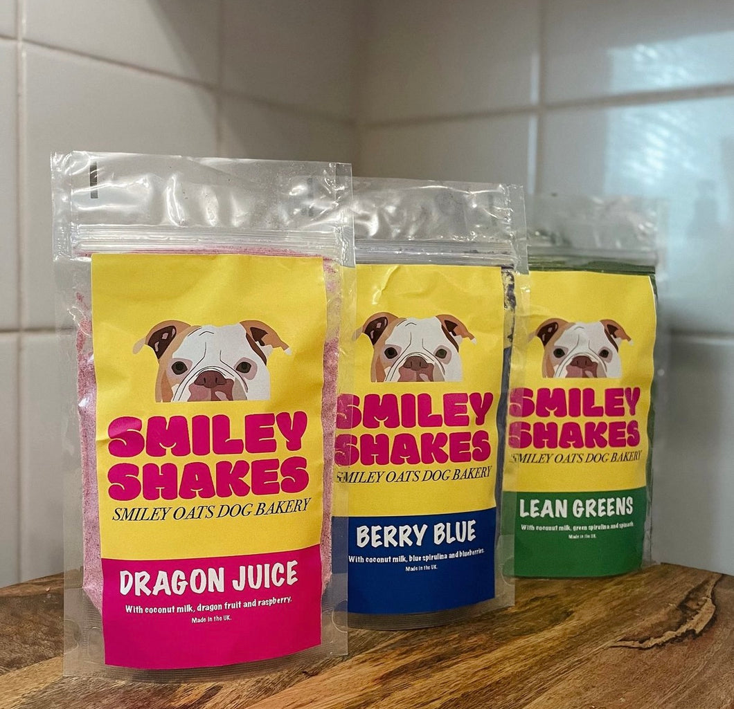 Smiley Shakes - Dog Enrichment Powders